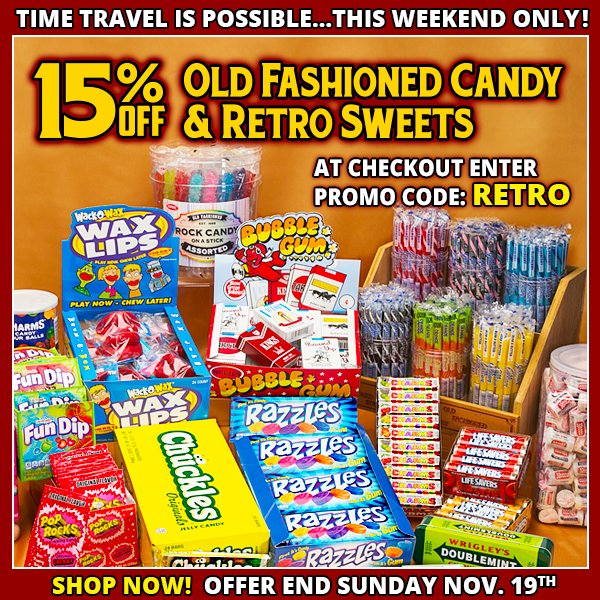 Candy Warehouse On Twitter This Wekend Only 15 Off Items In