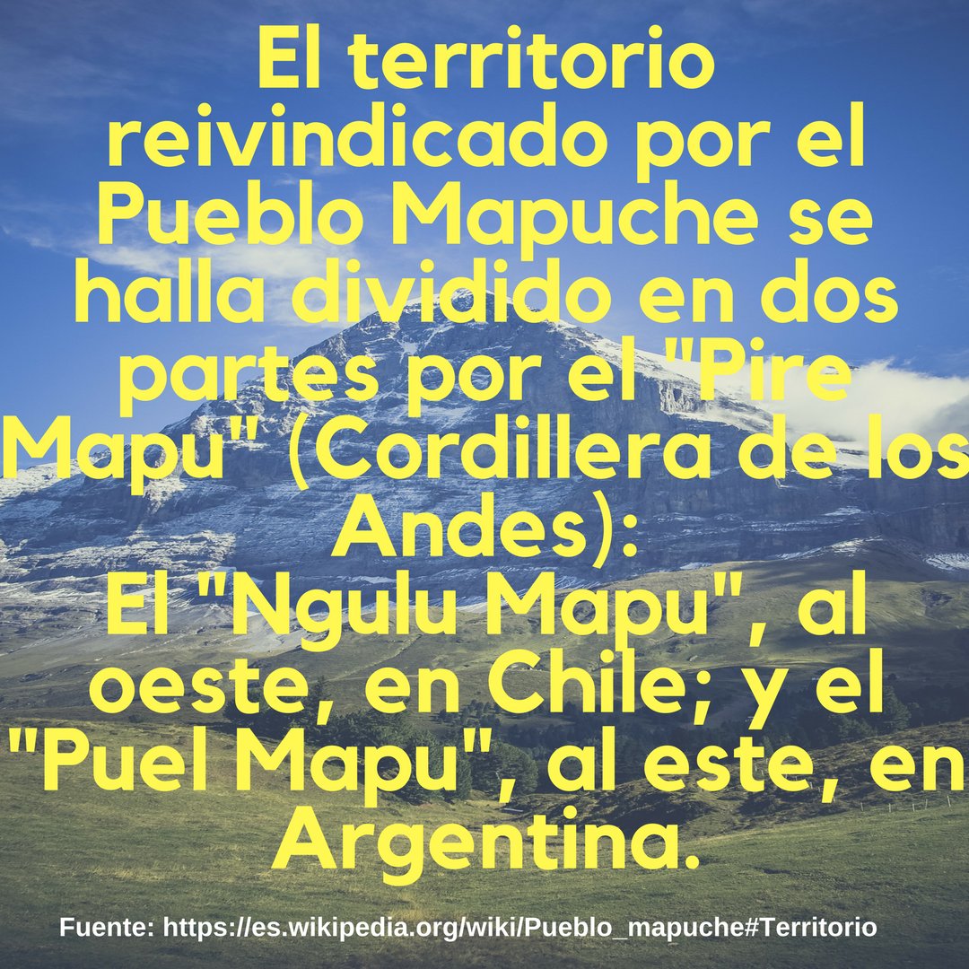 Así denominan los mapuches a las tierras que reivindican como propias 📝👍