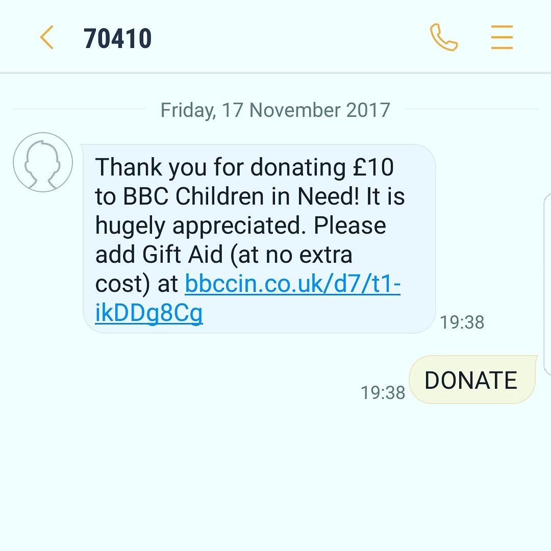 DeanRedpath92's tweet image. Done mine, don't forget to do yours 👌 #childreninneed2017 #CiN #CIN2017 #PudseyBear