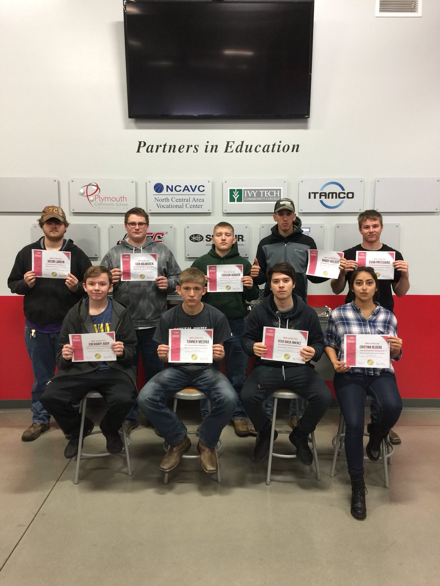 CNC_Kaser's tweet photo. Take look at the latest @NIMS_Inc certified students @PlymouthHSpcsc #skills @ITAMCO_ IMESSC https://t.co/dYgiKxuwDr