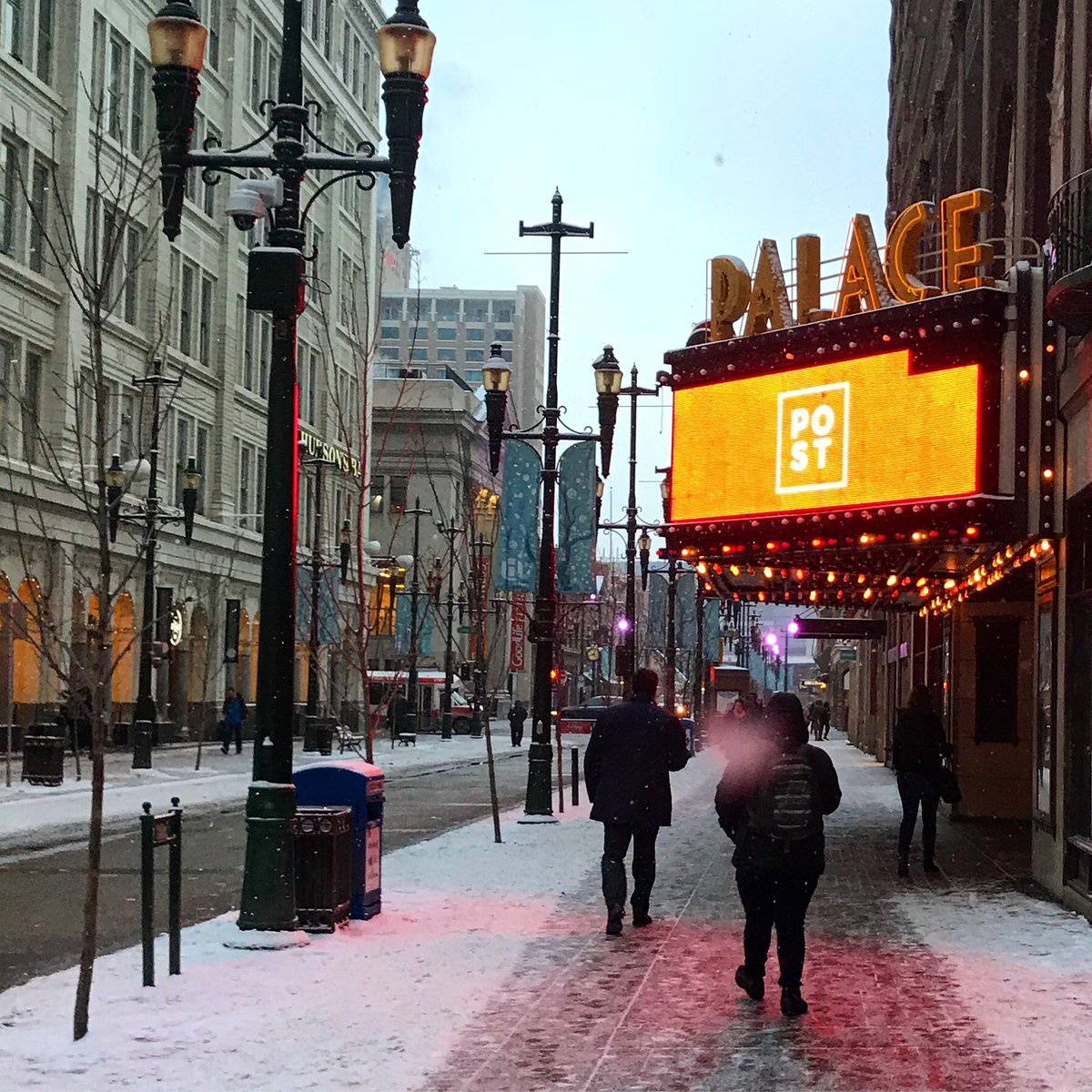 Set-up for day two of #ThePost2017