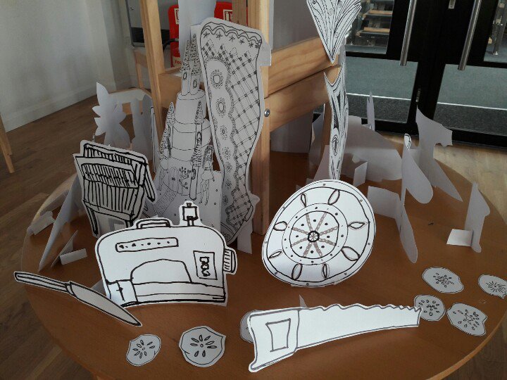 tweetcraftspace's tweet photo. The artwork to visualise data is progressing into sculptural forms today #makercentric @makercentric #craft @sohohousemusem https://t.co/rk8qWNtYlN