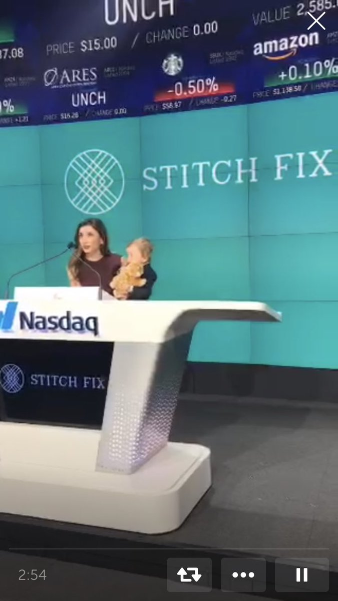 Women founders receive 2.19% of all venture capital funding. Fewer than 8% of IPOS are led by a woman CEO. <a href="/kmlake/">Katrina Lake</a> you are *the* unicorn. I'm so proud you, and long $SFIX.