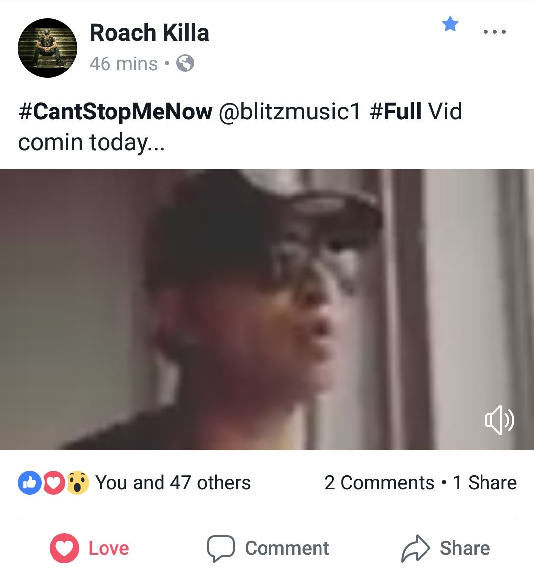 ranjitimran's tweet photo. @roachkilla1 #CantStopMeNow 
Good luck to your new song 
Love Roach killa ❤😍 https://t.co/19SXYrWEDO