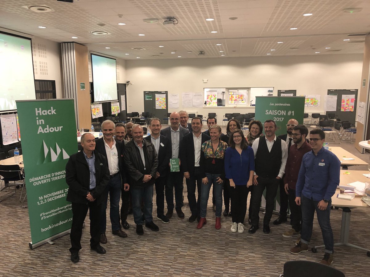 Merci à la team et aux partenaires #HackInAdour Rdv début décembre pour l'#innovation Jam <a href="/CampusVeolia/">Veolia / Campus Veolia</a> ! #startups #startup #digital #data #AI #IoT #tech