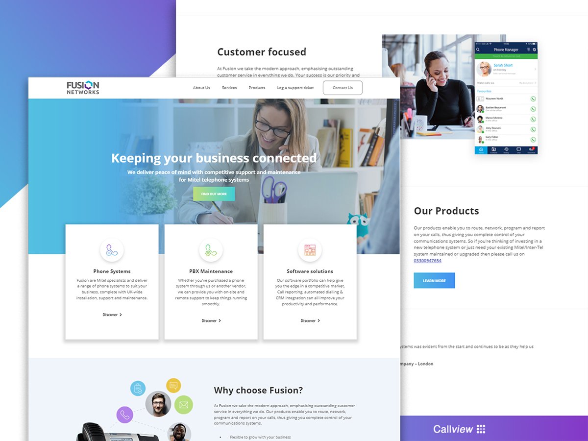 A little Friday treat 🤗 Introducing the new website for Fusion Networks fusion-networks.com
#web #webdesign #webdevelopment #website #fridayfeeling