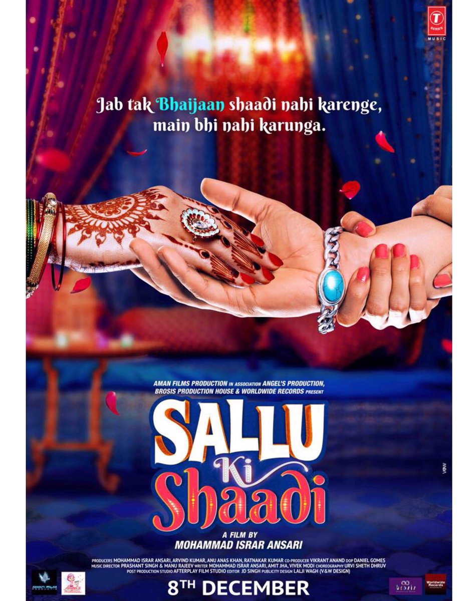 YoursKashyap's tweet photo. Finally ! The day is here . Sallu Bhai decides to get married ? To find out , mark the date #8thdecember2017 ! And thus the amusement begins ! Stay tuned guys 😁 Need your blessings and love 💝 #2ndouting #sallukishaadi #firstlook @tseries.official https://t.co/bNhDJjPqXA