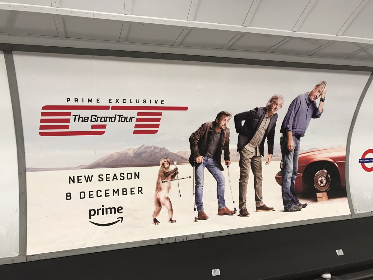thegrandtour's tweet photo. Apparently the marketing campaign for season 2 has evolved. #TheGrandTour https://t.co/AtBGkukxkX