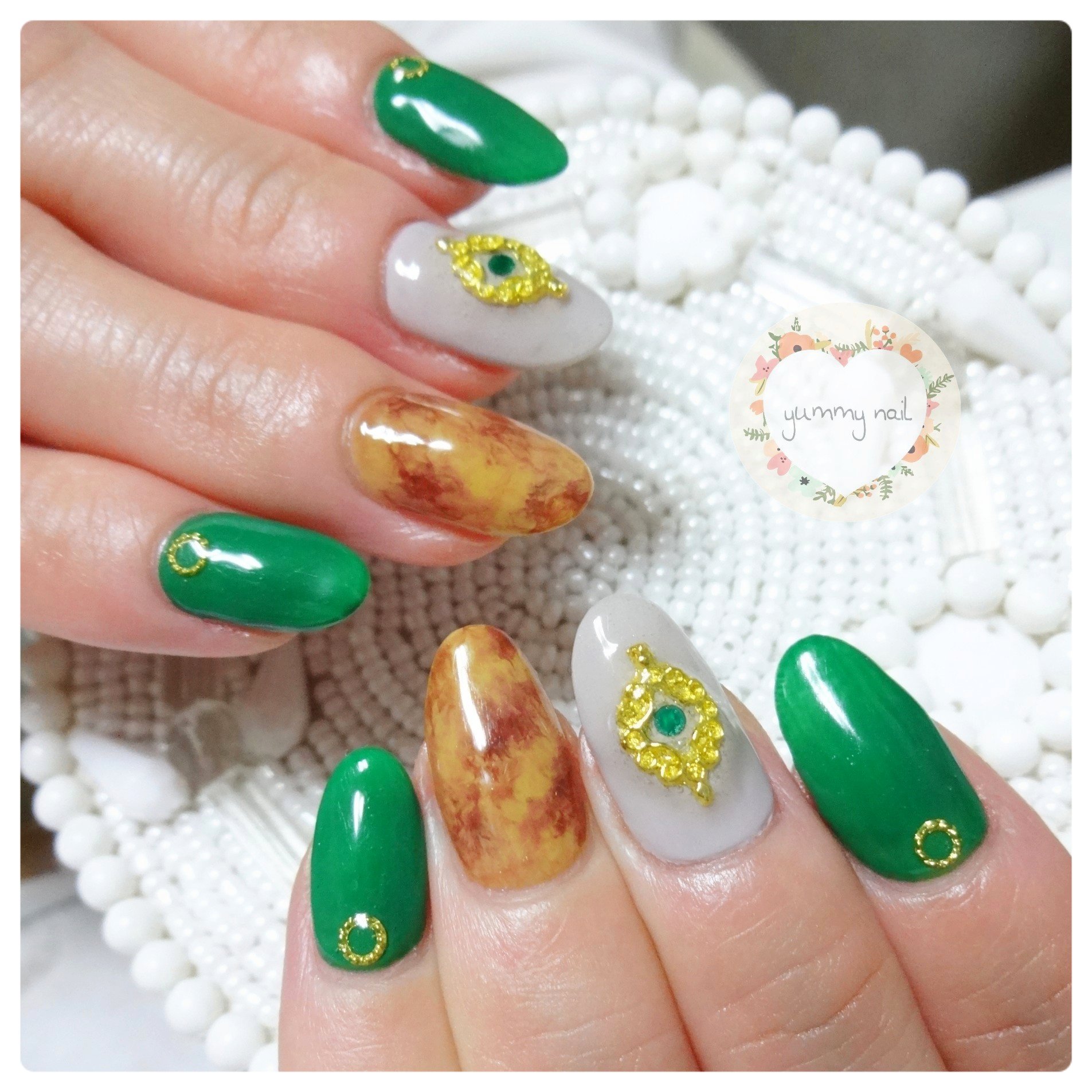 青梅市ネイルサロン Yummy Nail ユミーネイル Auf Twitter グリーンが新鮮 べっ甲ネイル は何にでも合わせられますね グリーンネイル グリーンカラー べっ甲柄 べっ甲ネイル ワンカラーネイル オシャレネイル 青梅市ネイルサロン 青梅市ネイル