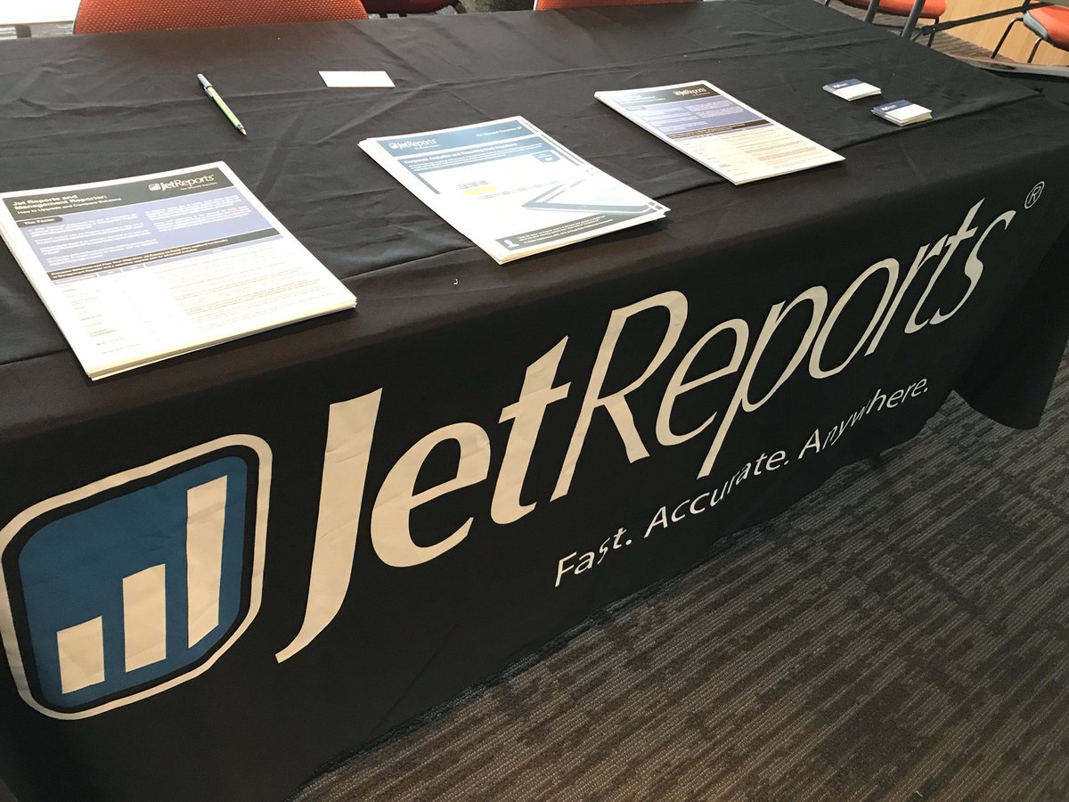 ISCorpMN's tweet photo. Thank You @JetReports for being a Gold Sponsor at #GPUC2017 &amp;  presenting your session “JetReports for GP: Faster Report Writing” for us! https://t.co/3Pdb3Etbpi