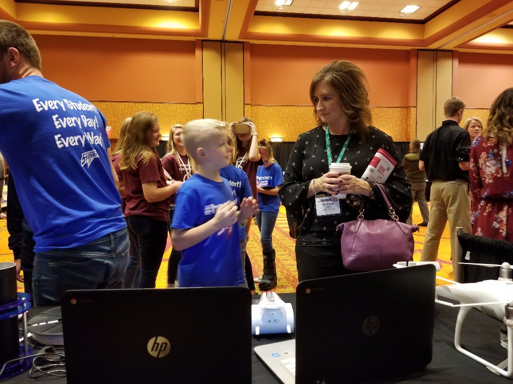 HPCSTORM's tweet photo. Quote from HPC 5th grade student, "I was so excited for today, I literally DID NOT sleep last night!" #NASBSEC99 "ilovepublicschools #hpcstorm https://t.co/WL9ts0qokm