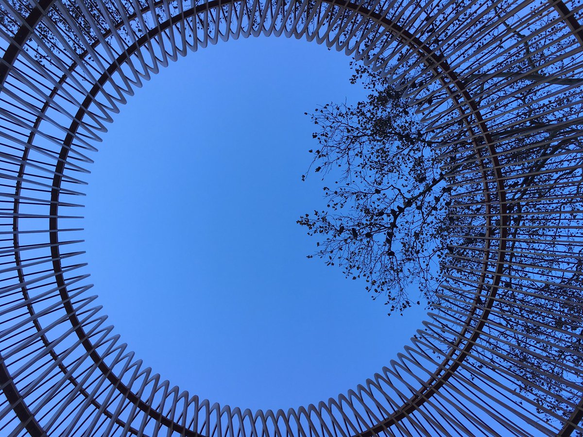essw00's tweet photo. Love AWW's Good Fences Make Good Neighbors against backdrop of gold-gilted statues, Cartier, Apple, 5th Ave, Central Park, hawkers scrambling to earn a living https://t.co/cifindUMhG