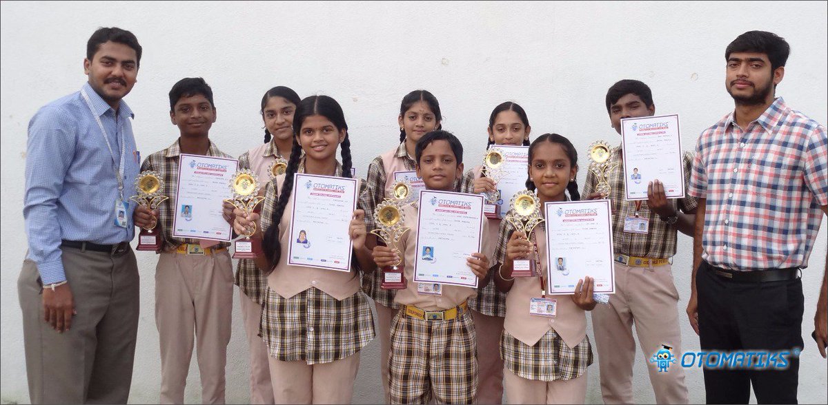 ParrysOtomatiks's tweet image. Prize Distribution Ceremony at Oxford Public School, Thiruninravur
#otomatiks #roboticscurriculum #roboticslaboratory