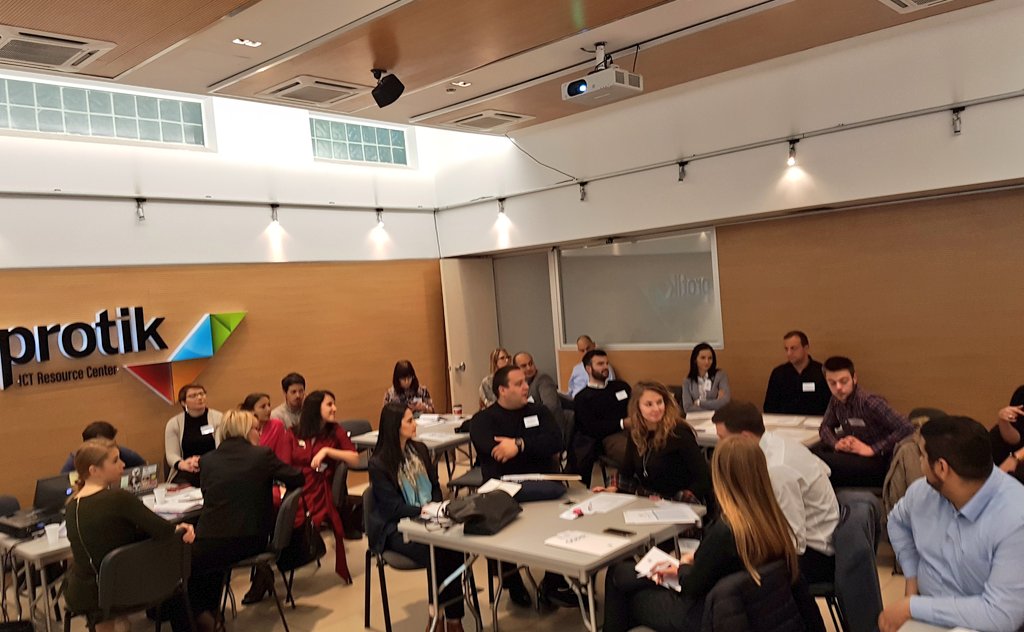 OSCEinAlbania's tweet photo. Young #TechActivists from the region came together in #Tirana to share how technology can transform #youth political participation. @OSCEinAlbania remains committed to support for youth-related projects following success of #YouthTrail. https://t.co/DBuiSPDOLC