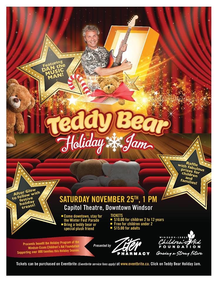 Teddy Bear Fun! <a href="/Capitol_Windsor/">Capitol Theatre</a> <a href="/WindsorEssexCAS/">WindsorEssexCAS</a> #YQG