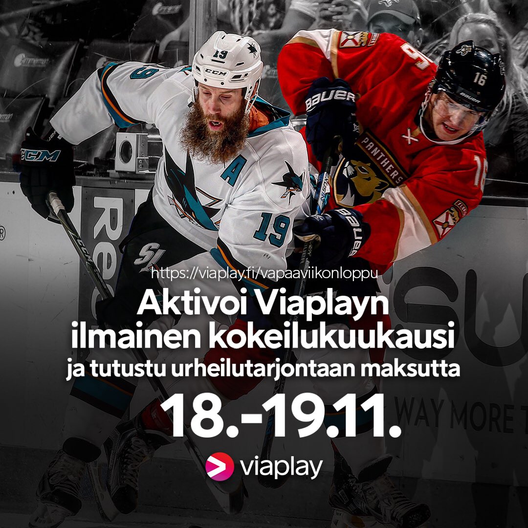 Viaplayn uudet tilaajat HUOMIO. Viikonlopun hurja urheilukattaus alkaa jo lauantaina aamupäivästä!
🏒⚽️🏈⛳️🎮🥊🏎

Lue lisää: viaplay.fi/vapaaviikonlop…

#Viaplay #Vapaaviikonloppu