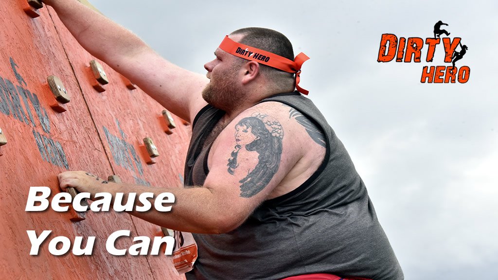 Because you can, if you want it enough you'll achieve it. dirtyhero.co.uk  #yorkshireocr #dirtyhero #yorkshirefitness