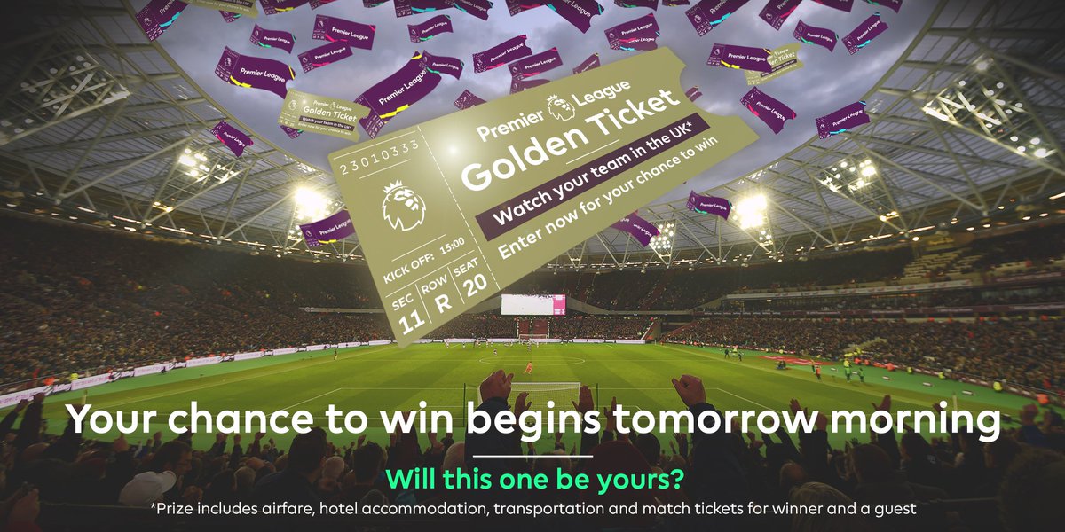 We'll see you tomorrow morning 😉

#PLGoldenTicketSweepstakes