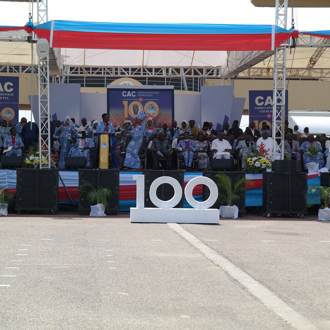 Upswingmusic's tweet photo. The Electro-Voice X-Line for the centenary celebration of Christ Apostolic Church at the Independence Square. https://t.co/iijpXEAxMk