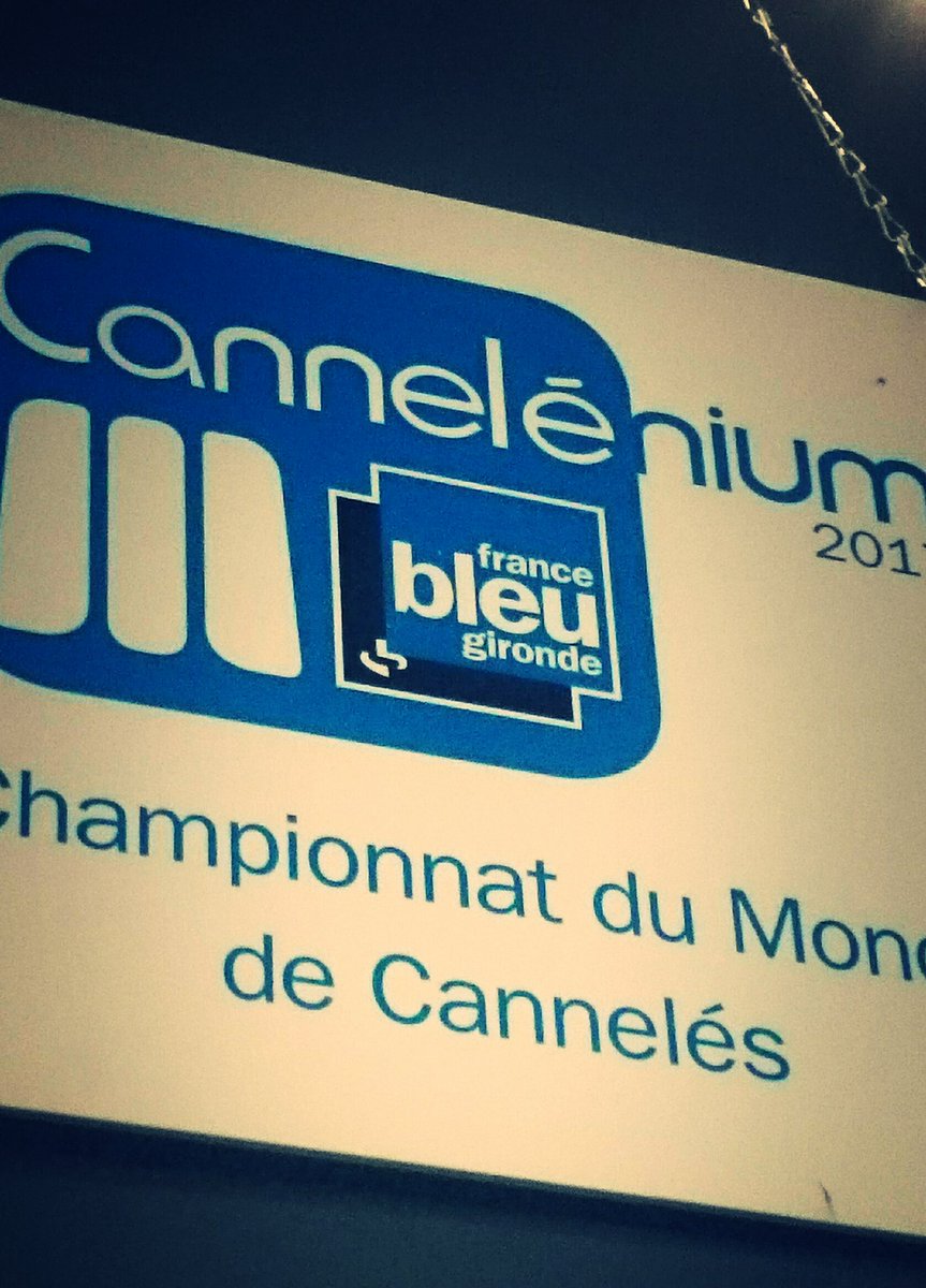 AureliePequeux's tweet photo. En direct de S.O Good pour le lancement du championnat du monde de cannelé #talents2017 #Bordeaux #enivrée https://t.co/wEXbEWqOWb