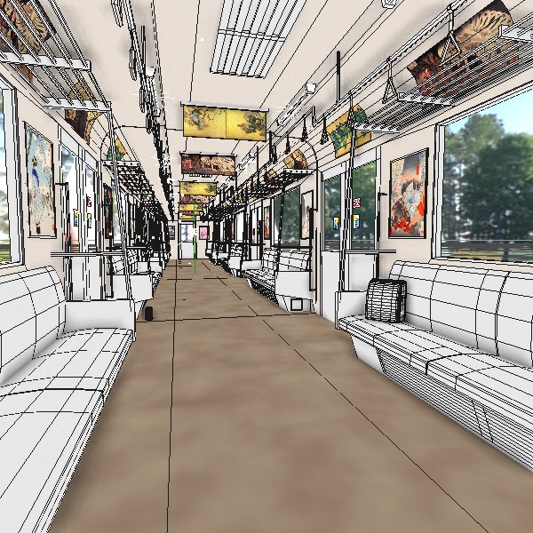Libidorceリビドース 電車 の車内3dモデル完成 Cinema4d C4d C4dtoa Arnoldrenderer 3dcg Train Modeling T Co Mbiwldz9ht Twitter