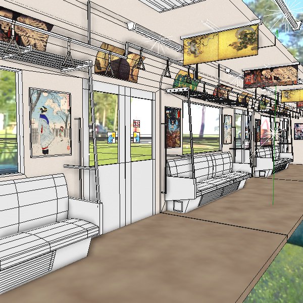 Libidorceリビドース 電車 の車内3dモデル完成 Cinema4d C4d C4dtoa Arnoldrenderer 3dcg Train Modeling T Co Mbiwldz9ht Twitter