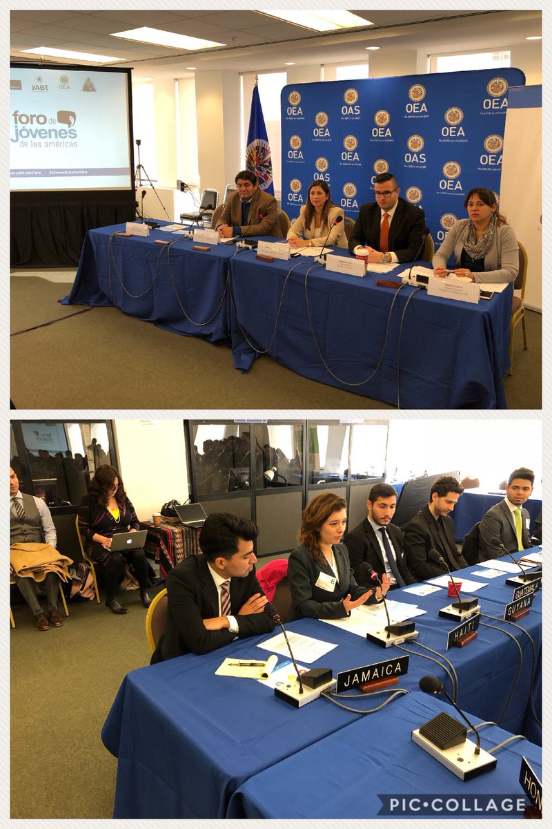 AlexandreKojeve's tweet photo. Mexican interns from @TWCInternships @fedeling attend the Youth Forum of the Americas @YABTs @OAS_official #GovernorsProgram #ExperienceTransforms #JóvenesEnLaCumbre https://t.co/eoYD5pBL16