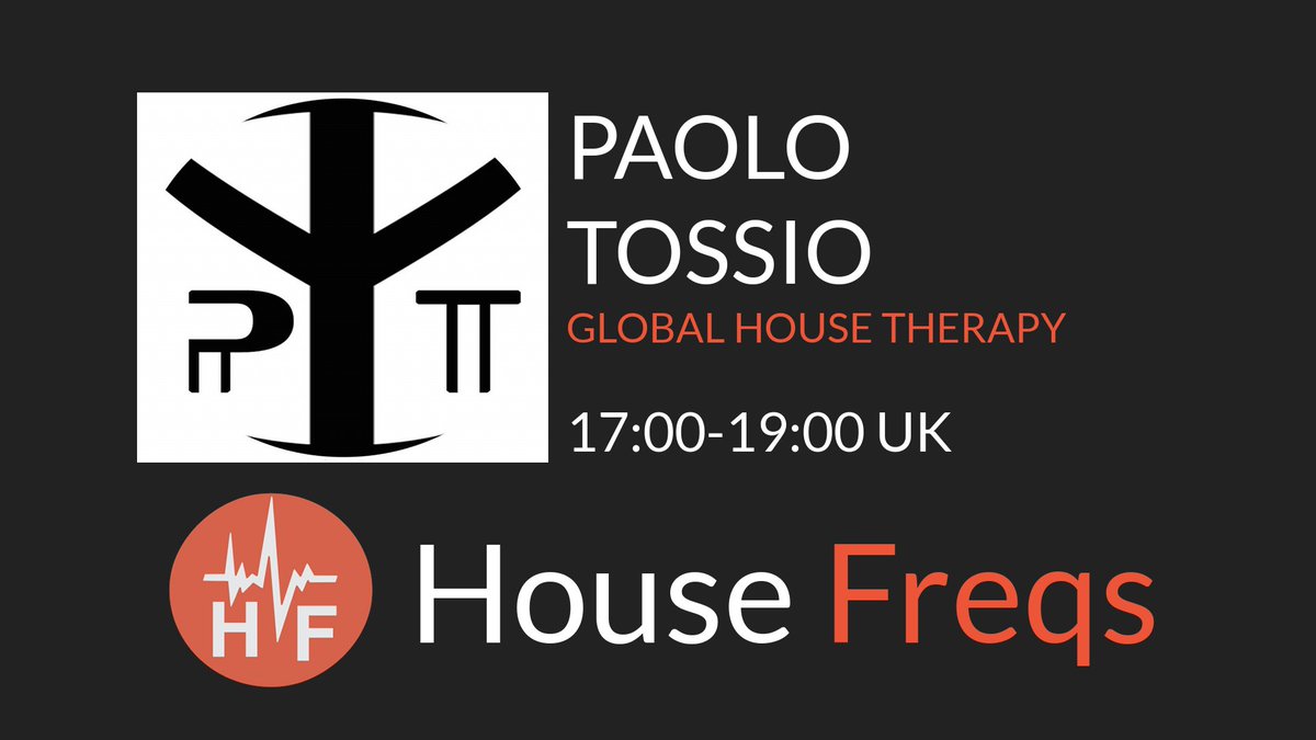 paolotossiodj's tweet photo. #DJ @paolotossio #Music from #Babert #PeterBrown #Offaiah #FranjyRizzardo #TomTyger & more #Visual by #MartinStebbing & (SamiArt) @WireSamia all this on today #GlobalHouseTherapy https://t.co/fGsfju278a @HouseFreqs 5-7PM GMT https://t.co/iVlr0w7vb3