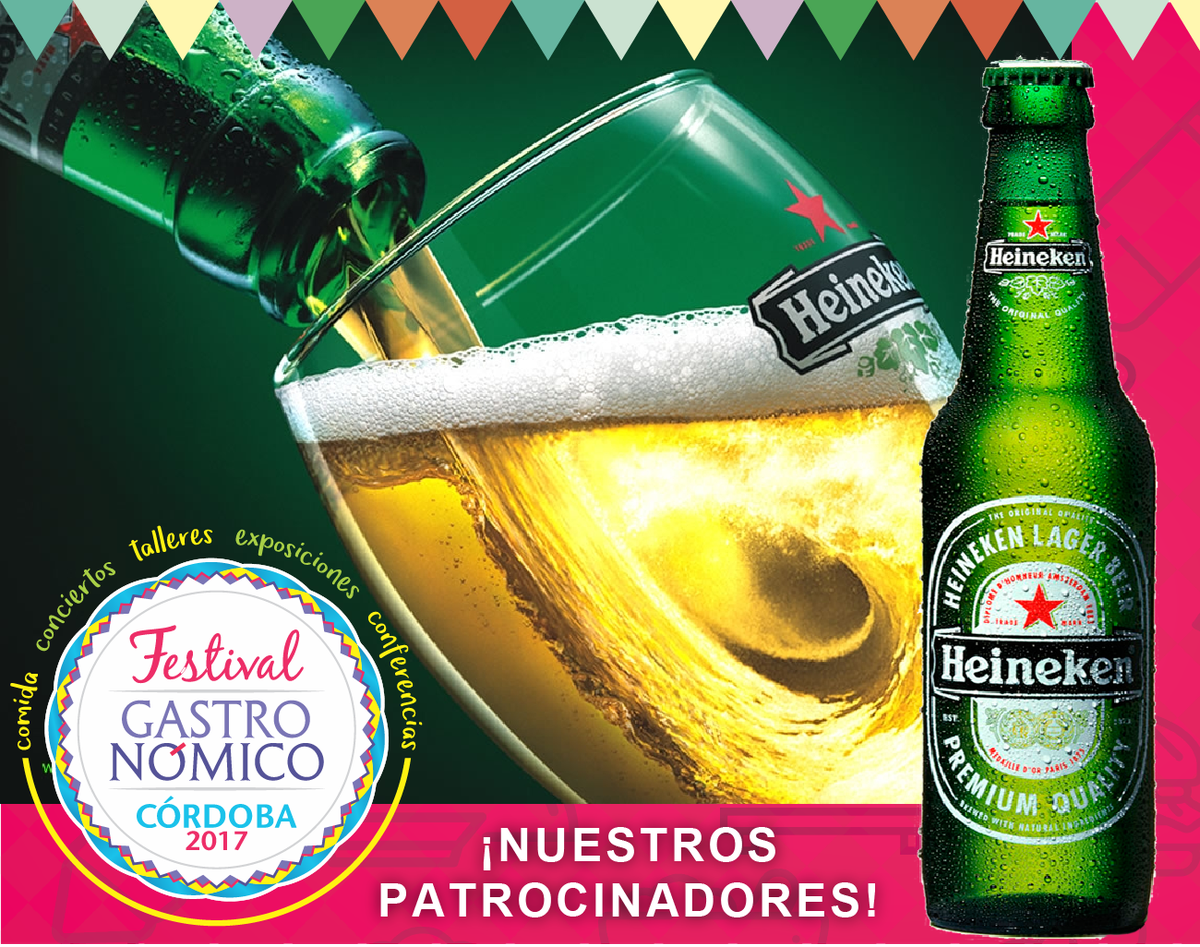 FestGastroVer's tweet photo. ¡Un orgullo contar con @Heineken como patrocinador de este evento! 👏 ¡Muchas gracias!  #FestGastroVer https://t.co/CDph9SJRds