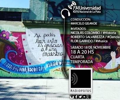 Este sábado desde las 18 volvemos a <a href="/radioulaplata/">Radio UNLP</a> con más historias de #lavidaenmomentos #ciencia #cultura #sociedad #LaPlata