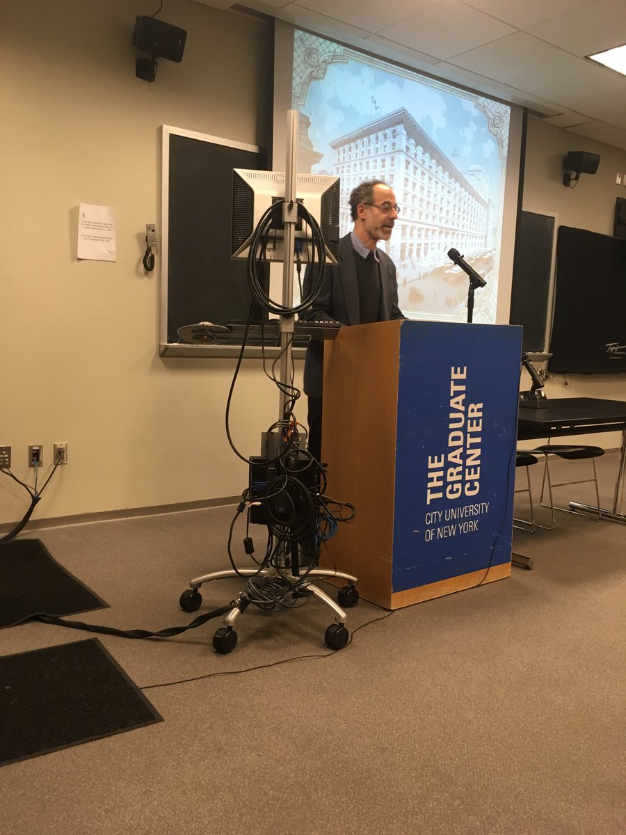 PhcCuny's tweet photo. We are off and running! Thanks to Dr. David Waldstreicher for starting us off with opening remarks. #PHC2017 #PublicHistory https://t.co/flO6CbnaZm