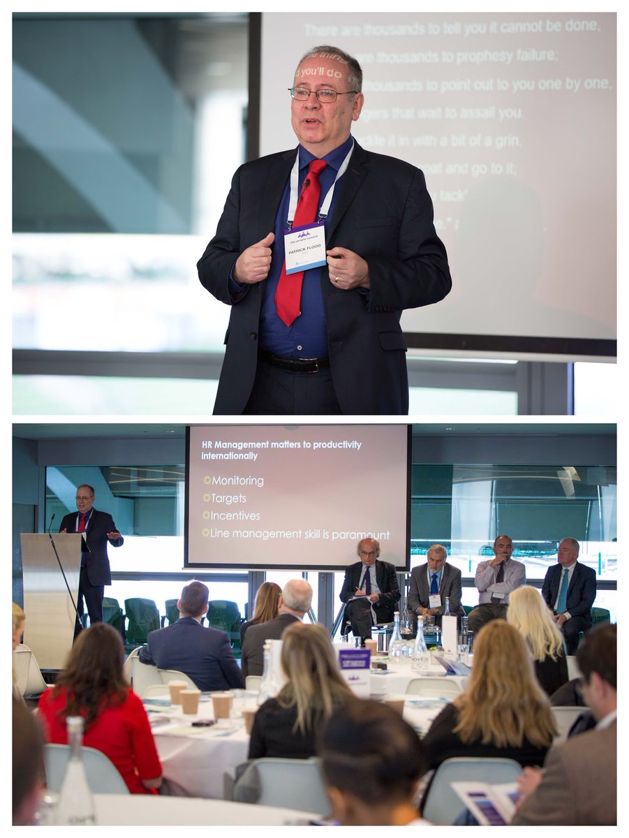 DCUBSLTI's tweet photo. Our own Co-Director and @DCUBS Professor Patrick Flood presenting on Organisational Performance at yesterday's #PeopleSummit in @AVIVAStadium https://t.co/sl8hwrUqyt