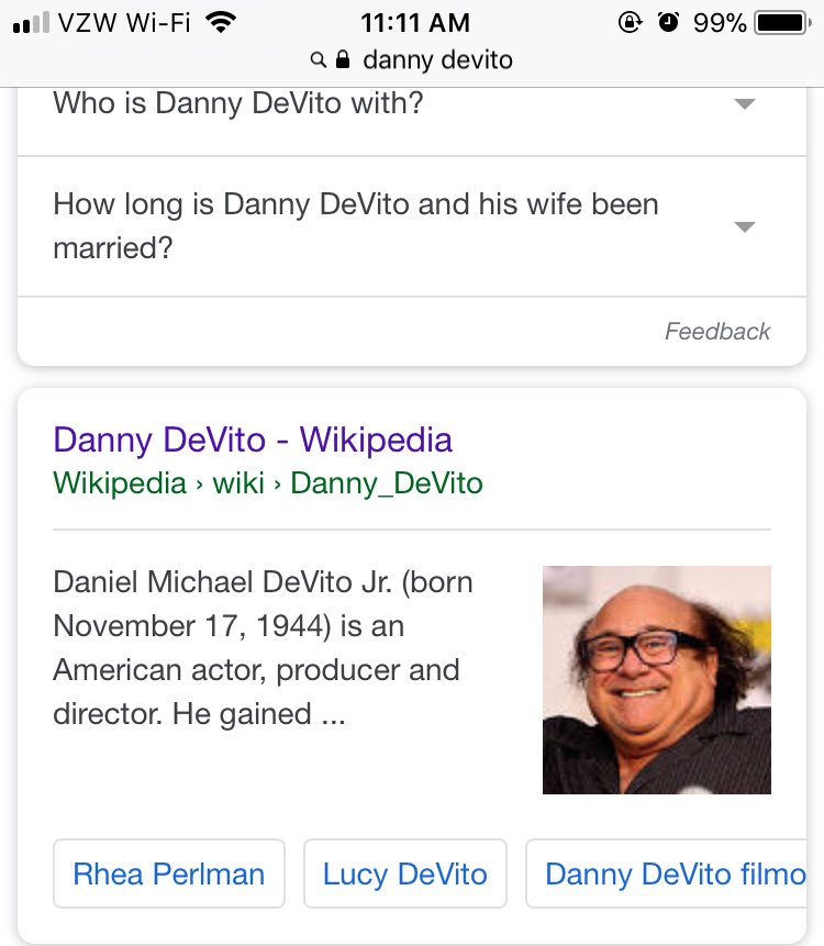 Happy Birthday to my lord and savior, Danny DeVito. 