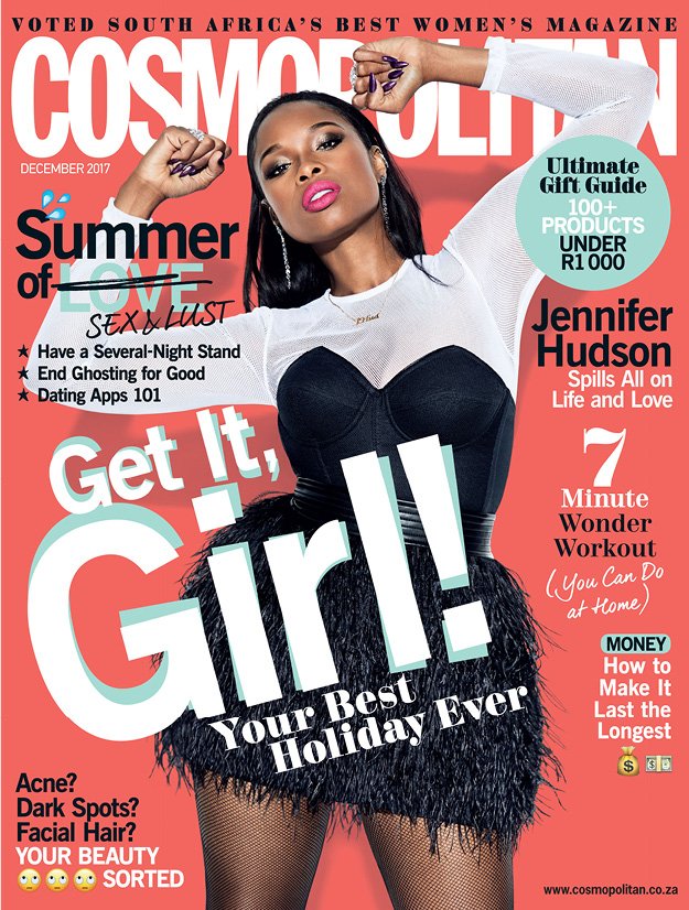 AffiliateCartek's tweet photo. LISTEN! To the cover of our Magazine! πΆ Your fave soul singing, Grammy AND Oscar Award winning songstress, @IAMJHUD is this month's cover star! π₯ Pick up the #COSMODecember issue NOW and read as the sassy singer spills all! π₯ https://t.co/mzXhUgJL1Z