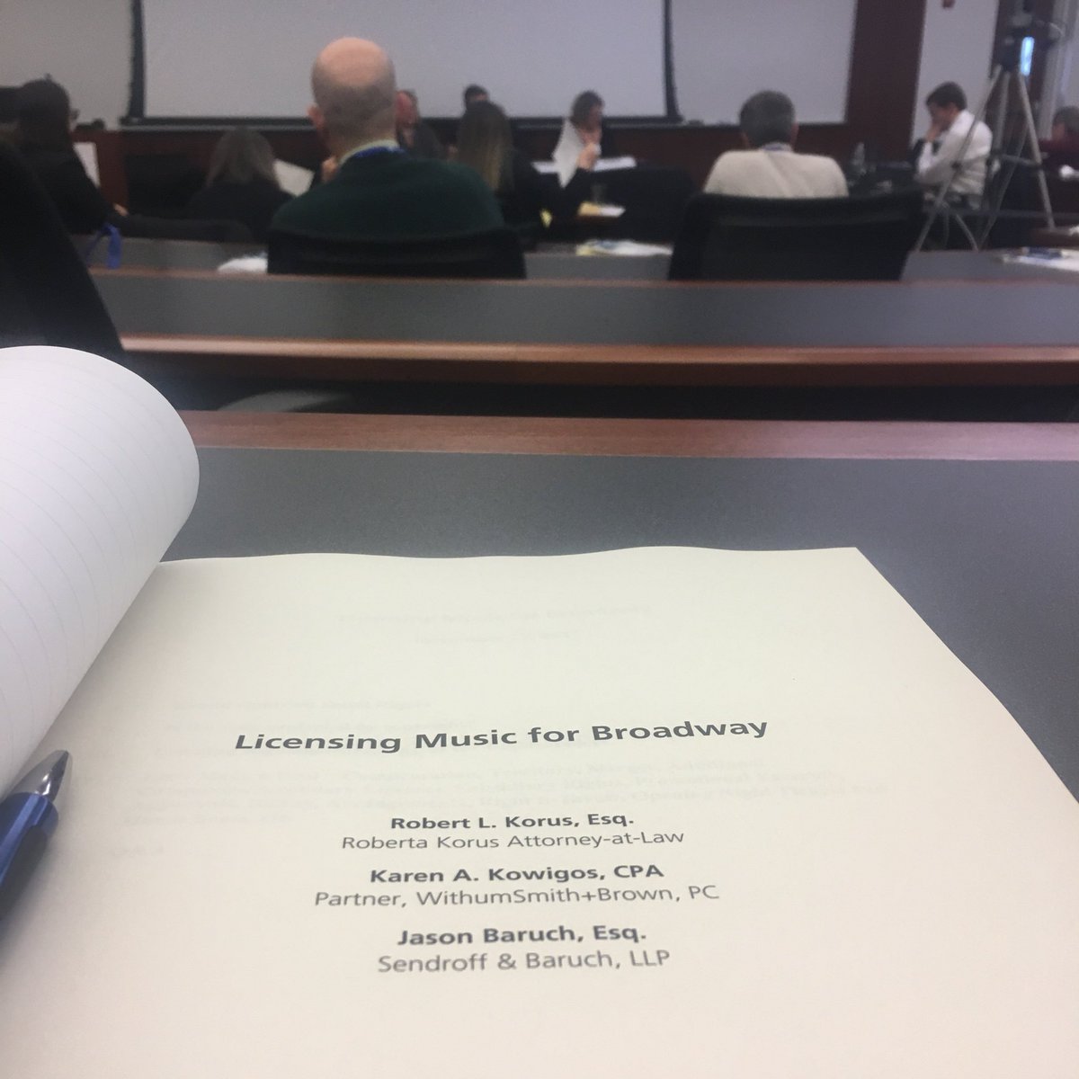 CuseESLS's tweet image. Broadway license battle royale on the tensions between publishers and producers #EASLMusicCLE