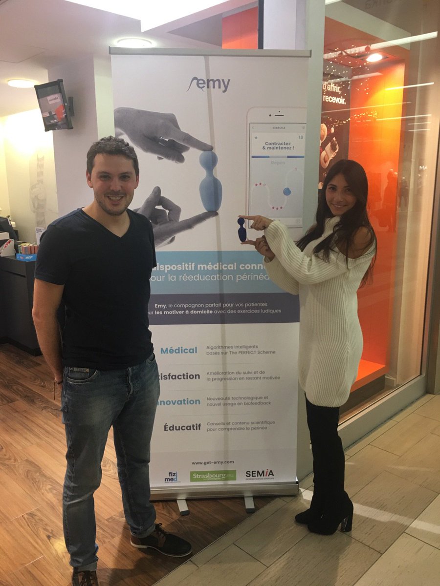 OrangeGrandEst's tweet photo. Fizimed présente sa sonde périnéale connectée @EmyMedical pour les femmes dans leur rééducation à domicile #StartupDaysOrange #Rivetoile https://t.co/wWJLenxVRV