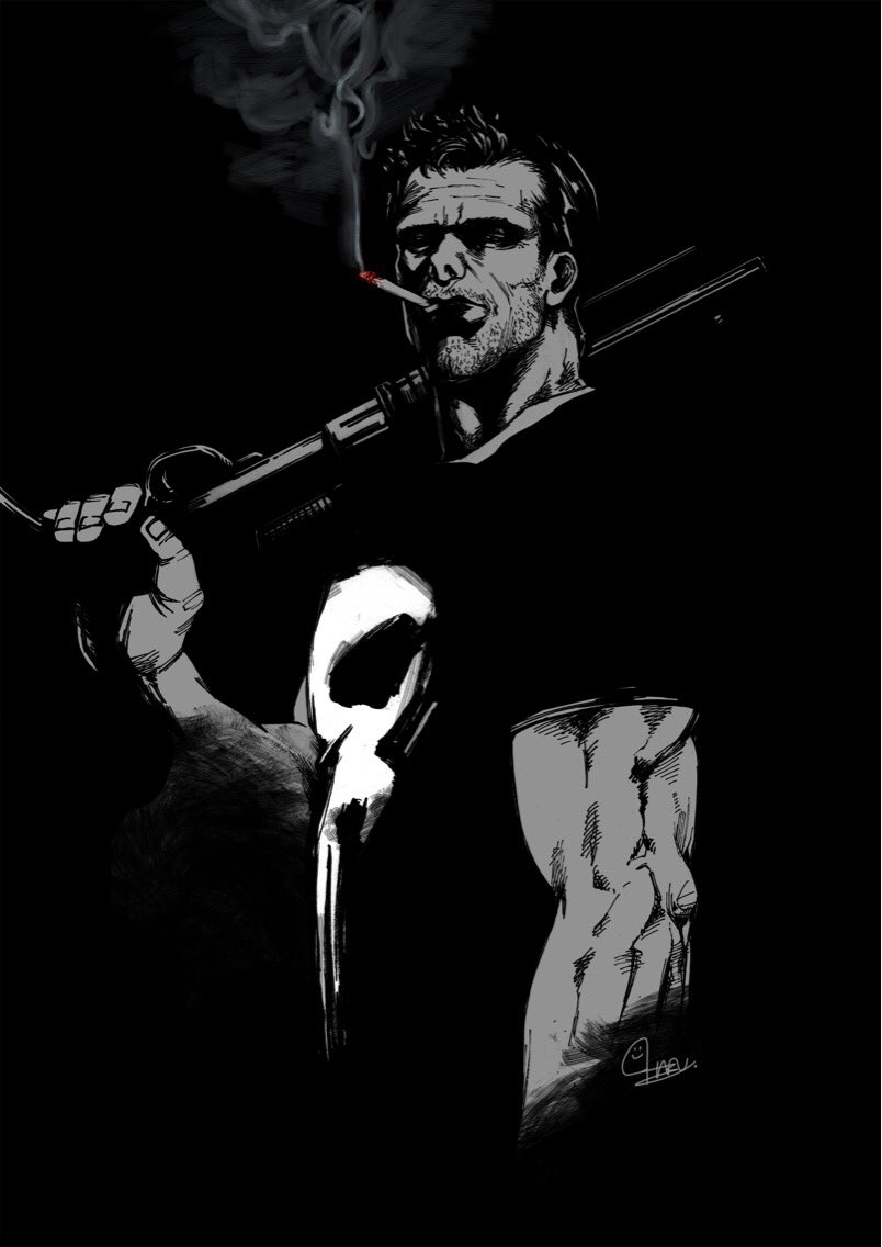 Genki パニッシャーのイラスト 超かっこいいです