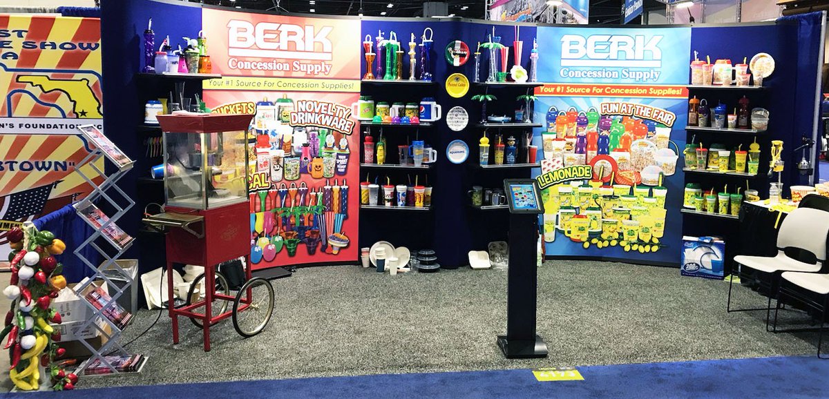 BerkBrands's tweet photo. Is there a cup or plate or other product in our booth that caught your attention? Stop by Booth 4173 and ask for a sample to take with you.
#Concessions #Fairs #Festivals #FoodService #CustomizedItems #IAE17 @IAAPAHQ
#LastDayOfIAAPA https://t.co/tDVkAO1RIV