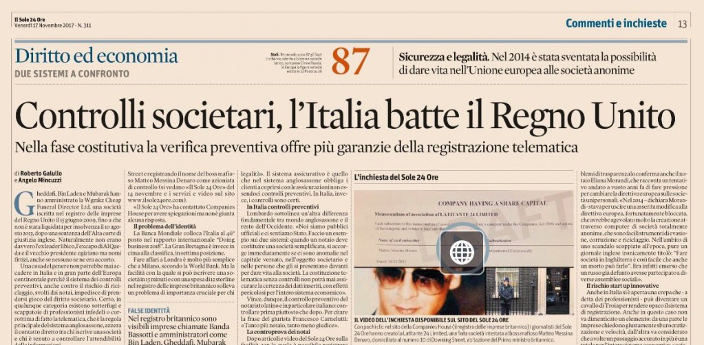 NotaiRoma's tweet photo. Oggi sul @sole24ore si parla dei controlli preventivi dei #notai. Rispetto al sistema inglese, l'Italia è modello di sicurezza e #legalità. https://t.co/ds0R936aIW