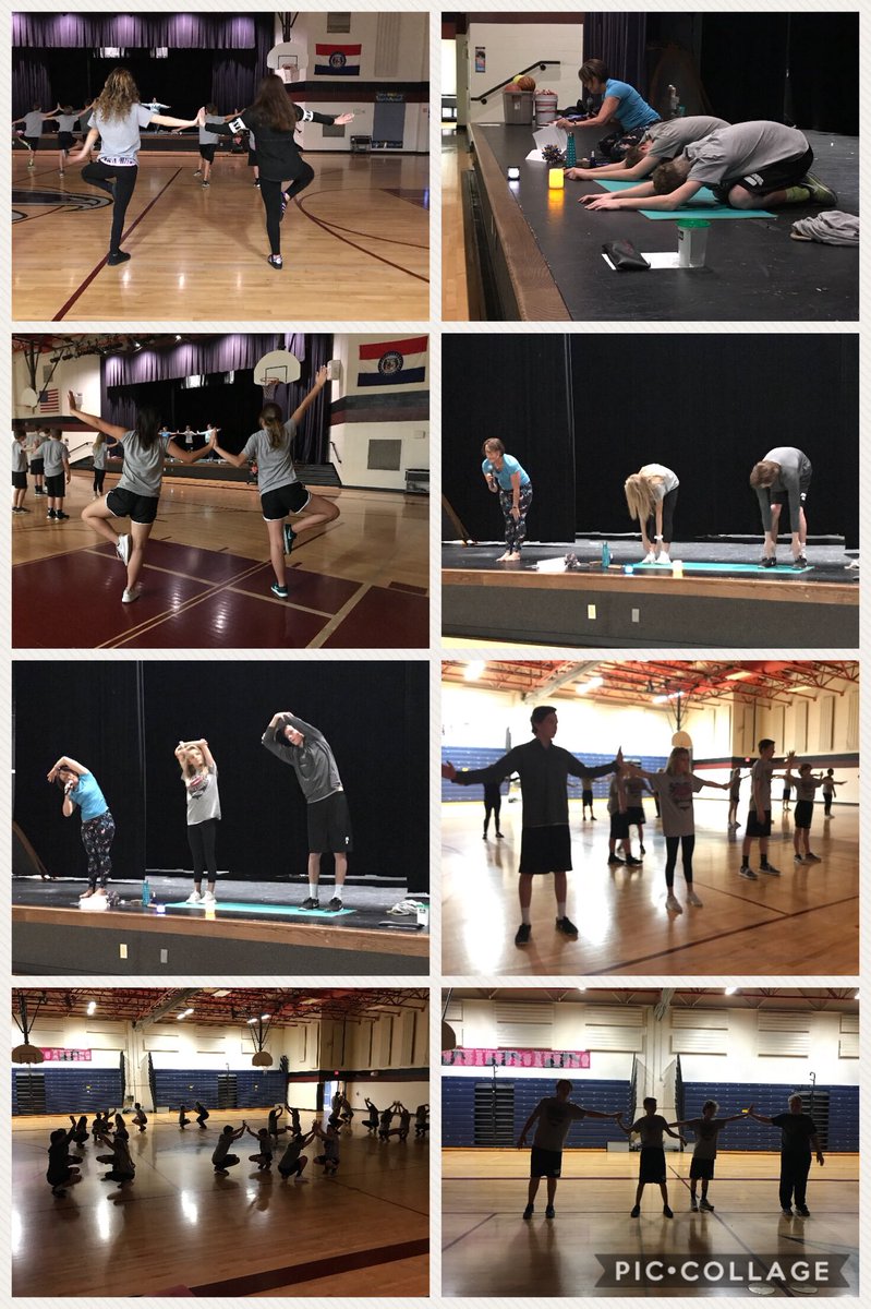 CoachKFischer's tweet photo. Yoga day!! #8gr #newPE #inhale #exhale #breathe #relax #heartcenter ❤️ #RSMSrocks #falconfam #namaste https://t.co/zNyDfUUvMc