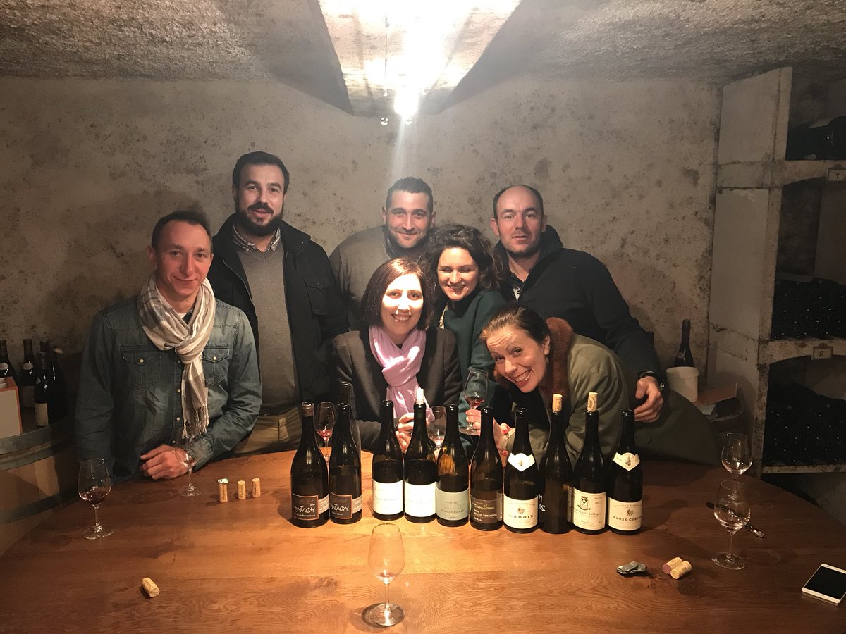 Group of ‚jeune talents‘ in training, before dinner