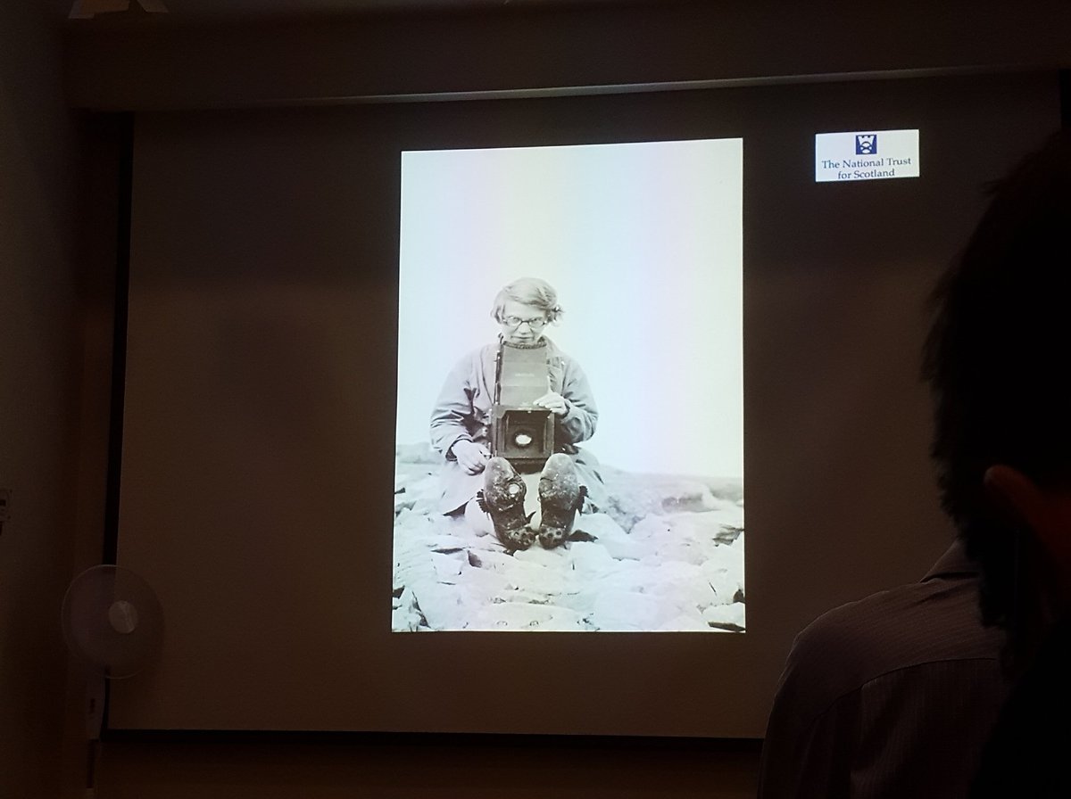 CalMilligan's tweet photo. Hugely enjoyable final presentation for today #bisa2017 on the Canna Collection. Super to see some of the 9,000 photos taken by Margaret Fay Shaw @EU_SSSA @ScotlandsSounds https://t.co/rjLYO6DNl7