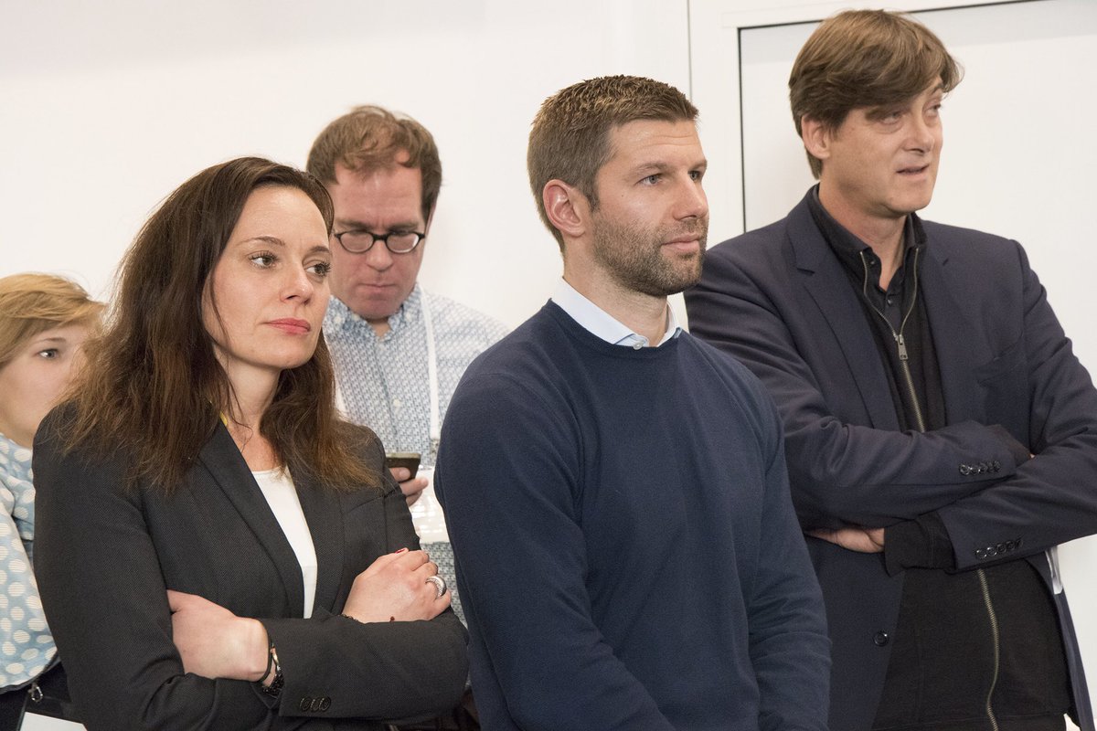 ta_buntrock's tweet photo. Es war uns eine Freude @ThomasHitz „the hammer“ beim @tagesspiegel zur #div17 begrüßen zu dürfen. Ein Mann mit Mission. @DFB @ChartaVielfalt https://t.co/iKyZHWjl1N
