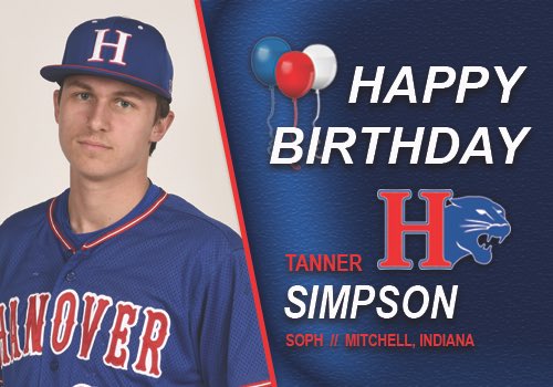HanoverBase's tweet photo. Please join us in wishing sophomore @Tbaseball28 a Happy Birthday today! #HanoverBaseball https://t.co/myoJtMT3Ti