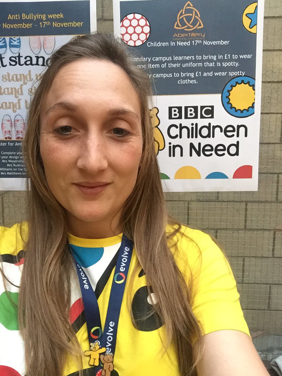 Serian_Ganesh's tweet photo. Helping support @BBCCiN at @abertillery3_16 today! Money donated @Project_HERO #pudsey https://t.co/LzBziFr0AT