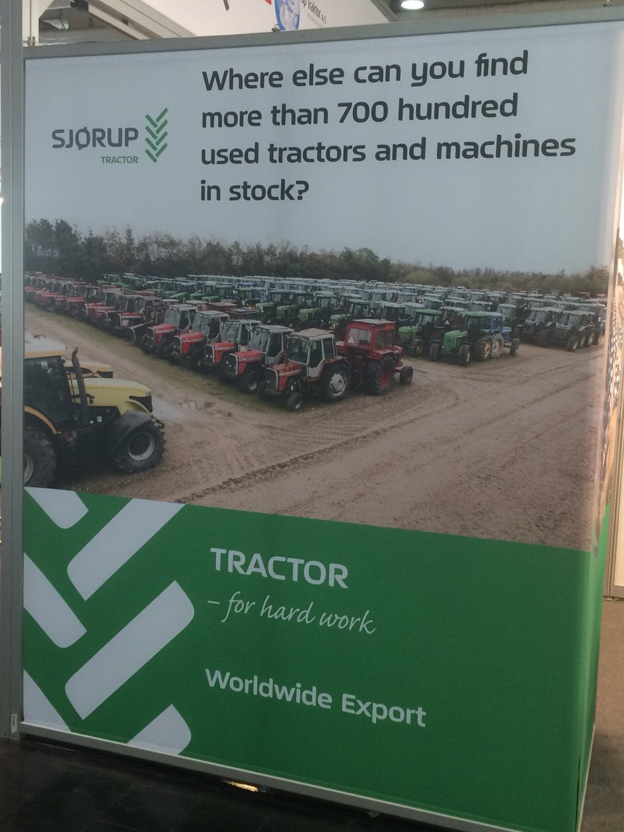 debwattsflorida's tweet photo. Worldwide export of used tractors, machines and parts. #sjorup #Agritechnica2017 https://t.co/cdZt2MzfVR