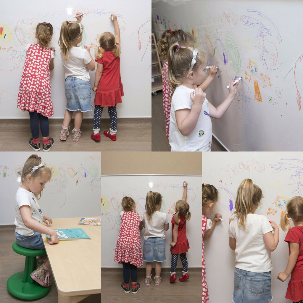 DchanAdams's tweet photo. When a product this simple brings creativity to these future minds, thank you @LesleyMcMillan1 @tekturatalk #walltalkers #beinspired https://t.co/ysWhk4QMVZ