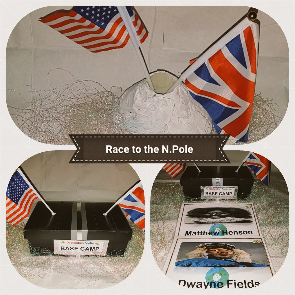 LisaDavina's tweet photo. @DestAfricaGrp is all set for a cool arctic game, a 370 mile race of a life time to the #NorthPole between 2 heavyweight #explorer teams #matthewhenson & #dwaynefields #Inspiringthenxtgen #learningthroughplay #aimhigh https://t.co/YPxYusHy1c