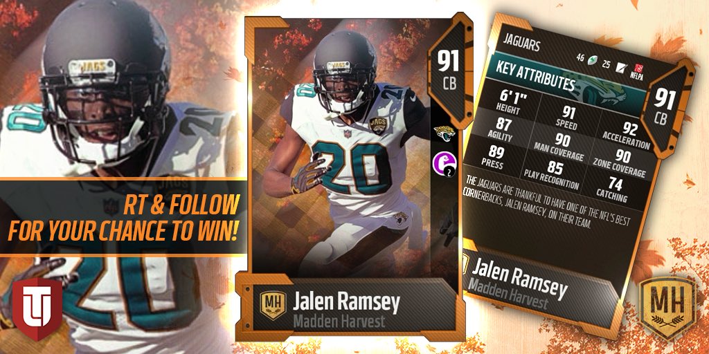 EASPORTS_MUT's tweet photo. #MaddenHarvest #MUT #Madden18 https://t.co/j6zYH8XQkO