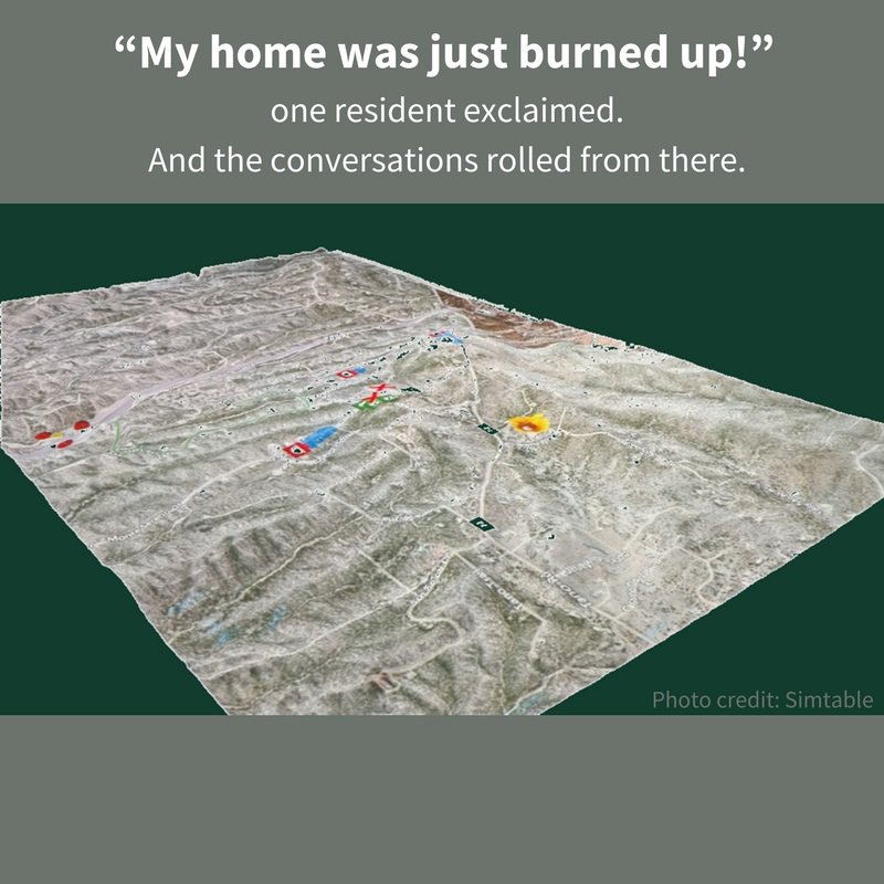 fireadaptednet's tweet photo. Sometimes seeing is believing. Hear how a #wildfire simulation opened one community's eyes. https://t.co/LyfSwaXj8Z #fireadapted https://t.co/ihiMeNUXtz